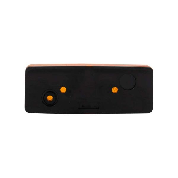 Lámpara de superficie rectangular naranja