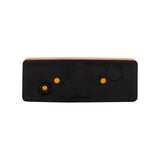 Lámpara de superficie rectangular naranja