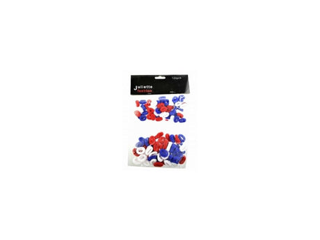 Gomas para el cabello bolsa de 120 piezas colores surtidos