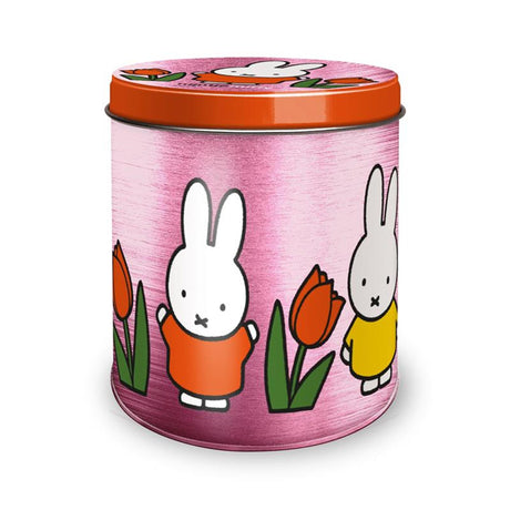 Lata de almacenamiento de Nijntje tulipanes rosa ã˜10x11,5cm