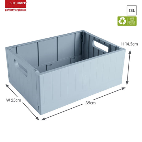 Sunware sigma home cajón plegable 13l azul