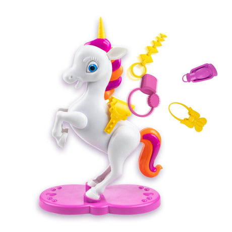 Toi-toys juego bucking unicornio-con sillín + 12 maletas