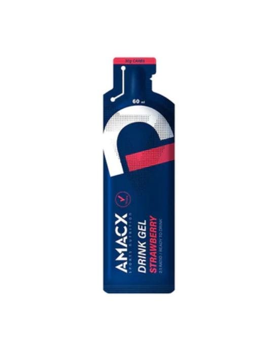 Amacx gel energético bebida gel 12x60ml fresa