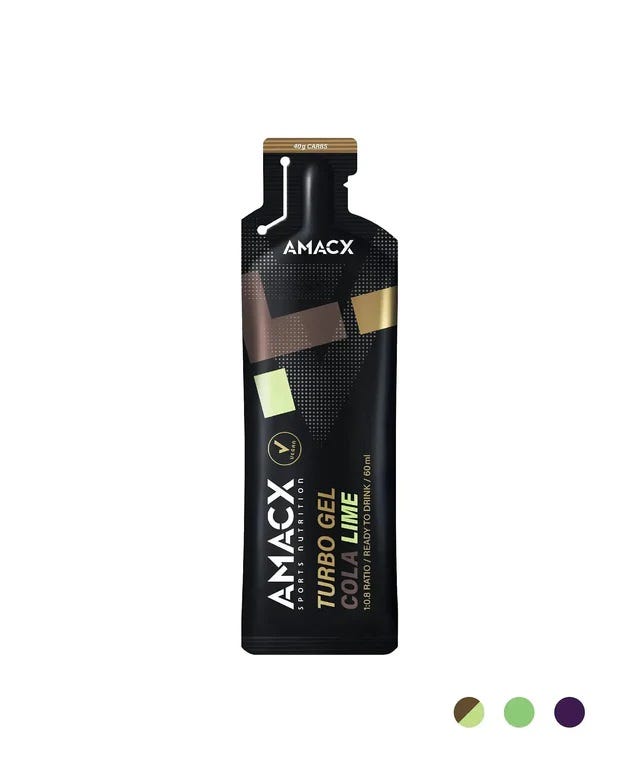 Amacx Energy Gel Turbo Gel Cola Lima 12x60ml