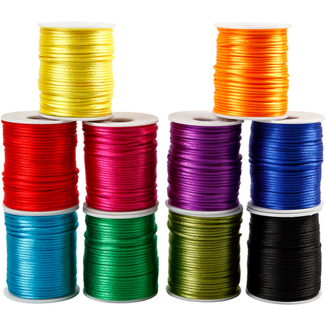 Empresa creativa https: www.cchobby.nl cordón-satén-espesor-2-mm-colores-fuertes-10x50-m-1-caja