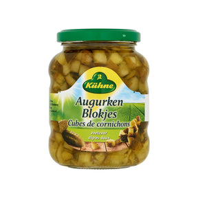 Cubitos de pepinillos Kuhne (6x 370 ml)