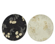 Placa base Decoris ã˜33cm cuenco decorativo cuero con estampado ã˜33cm