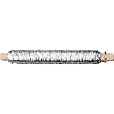 Empresa creativa https: www.cchobby.nl alambre de flores-espesor-0-6-mm-plata-50-m-1-rollo