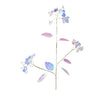 Decoris artificial tsk iridiscente 5x15x68cm