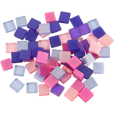 Creativ Company Mini Mosaic Purple 10x10 mm, 25 gramos