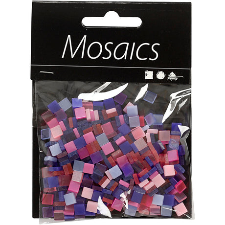 Creativ Company Mini Mosaic Purple 10x10 mm, 25 gramos