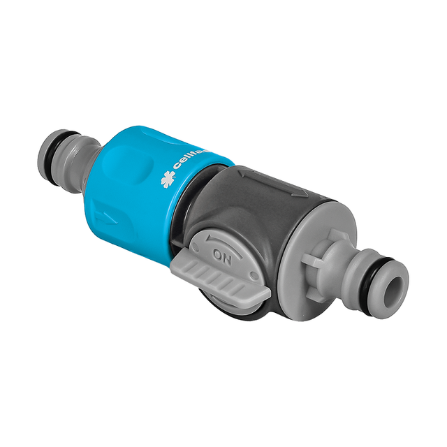 Cellfast slangconnector dubbel met klep celpro