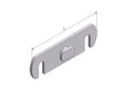 Wandbevestigingsplaatje voor stijlen - 520220
