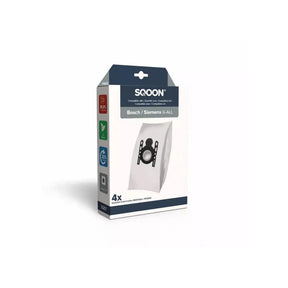 Bolsa aspiradora sqoon bosch siemens g-all caja de 4 piezas