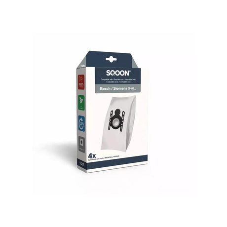 Bolsa aspiradora sqoon bosch siemens g-all caja de 4 piezas