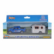 Cilgro Coche 2 juegos con caravana 17 cm de largo