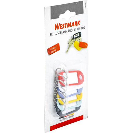 Juego de 6 etiquetas para llaves Westmark de plástico