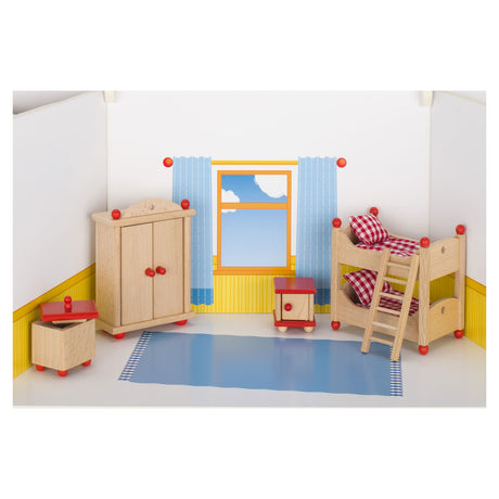 Muebles casa de muñecas goki habitación infantil