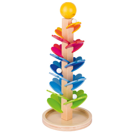 Juego de canicas de madera Goki con sonidos.