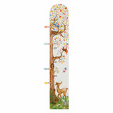 Goki árbol gobernante de madera con animales del bosque