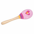 Corazón de maracas de madera Goki.