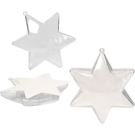 Empresa creativa https: www.cchobby.nl deco-star-h-10-cm-transparent-5-piece-1-box