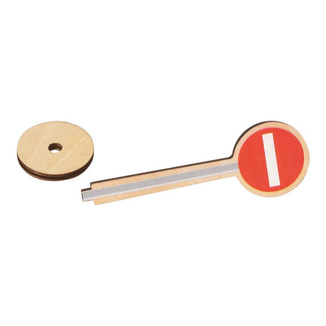 Set de juego Goki señales de tráfico - juguetes educativos de madera 40 piezas.