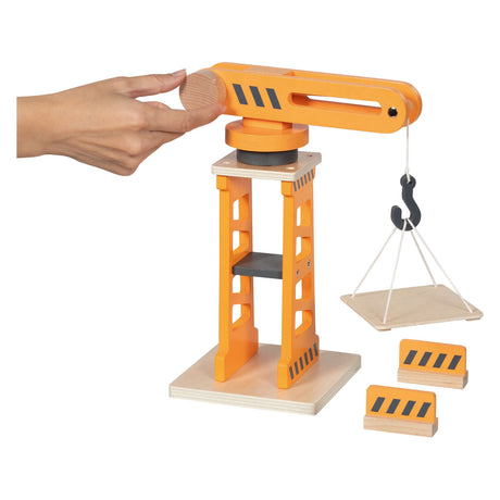 Grúa giratoria de madera Goki - 4 uds.