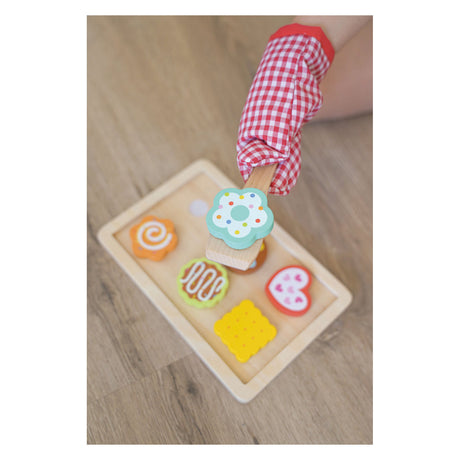 Goki houten koekjes bakken set - 9dlg.