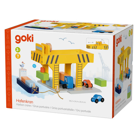 Grúa portuaria de madera Goki - 13 uds.