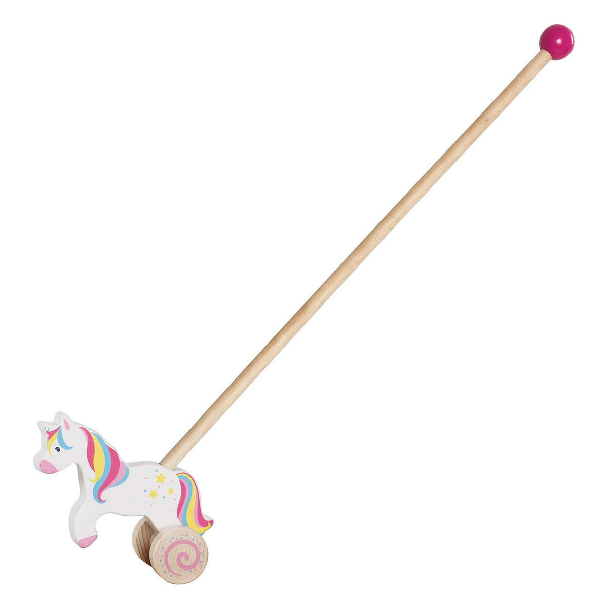Rodillo de palo Goki - unicornio
