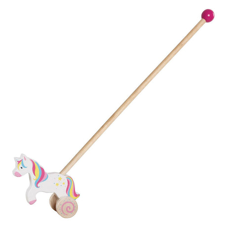 Rodillo de palo Goki - unicornio
