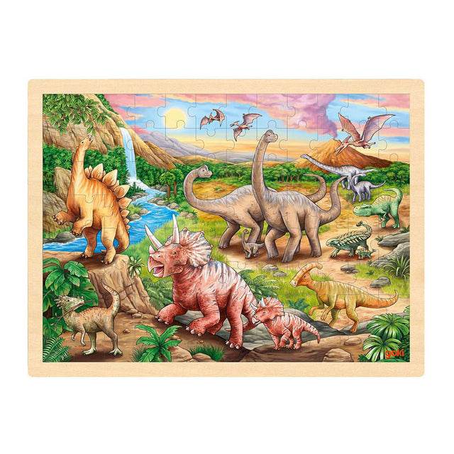 Dinosaurio rompecabezas de Goki. 96 partes. 3+