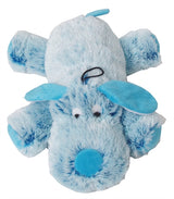 Perro peludo rosa azul surti