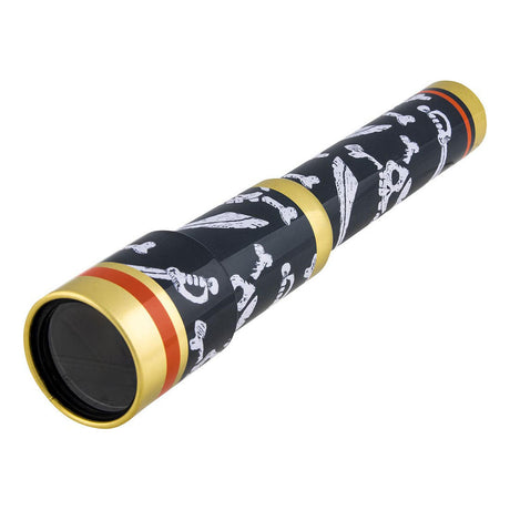 Goki telescopio piratas junior 25 cm acero negro oro