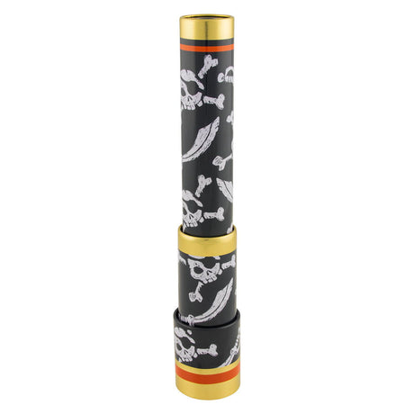 Goki telescopio piratas junior 25 cm acero negro oro