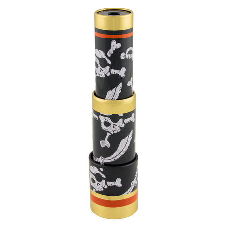 Goki telescopio piratas junior 25 cm acero negro oro