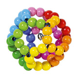 Goki touch ring bola arcoíris elástica. 8cm.