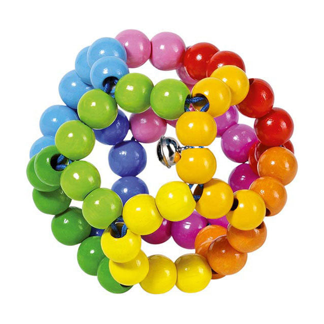 Goki touch ring bola arcoíris elástica. 8cm.