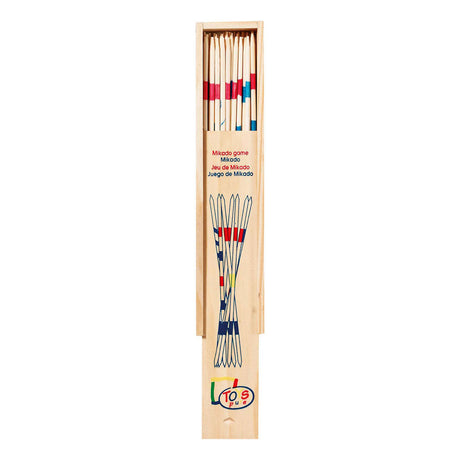 Juego de mikado Goki en caja de madera, pequeño. 18