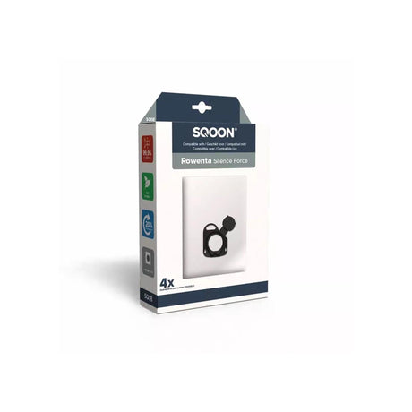 Bolsa aspiradora Sqoon rowenta Silence Force x-trem caja de 4 piezas