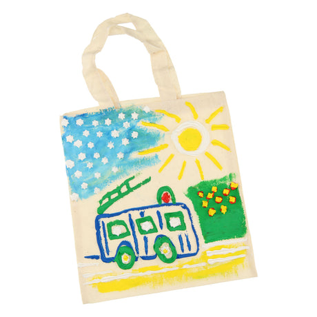 Bolsa de algodón Goki pequeña. 21x33cm. 3+