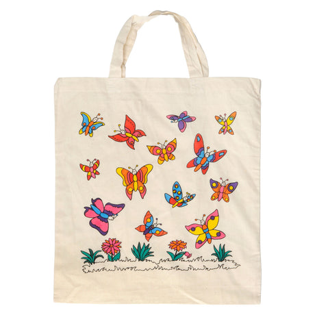Bolsa de algodón Goki - mariposa