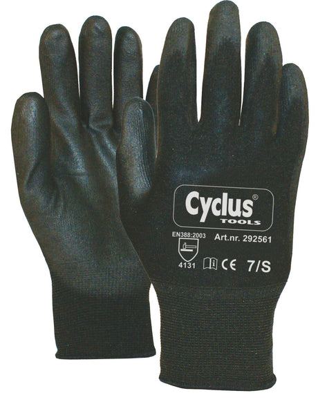 Cycplus Work Gloves Pu-Flex L (9) Negro