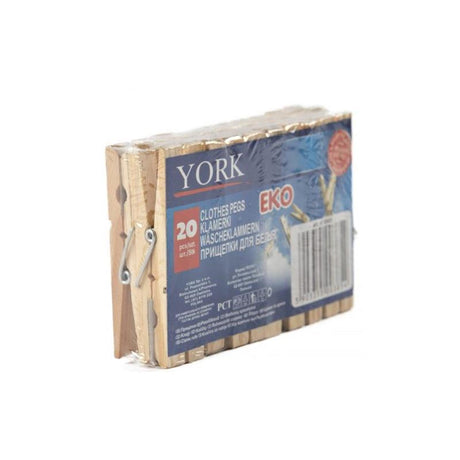 Pinzas para ropa Cleany 20uds madera