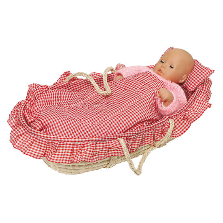 Cesta para muñecos Goki con sábanas