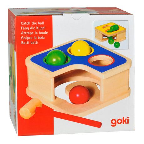 Banco de batido Goki y pista de mármol 18x18x8cm, madera