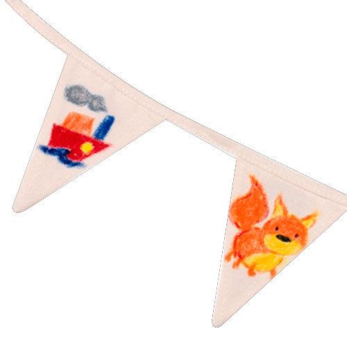Guirnalda bandera goki para pintar, fairt