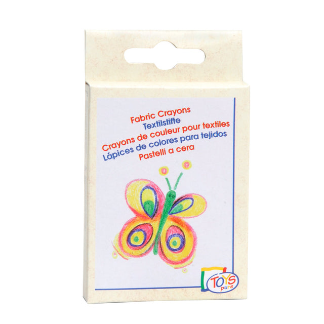 Tiza textil Goki (cera). 9cm. 8 colores. 3+