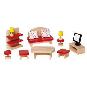 Goki doll furniture living room